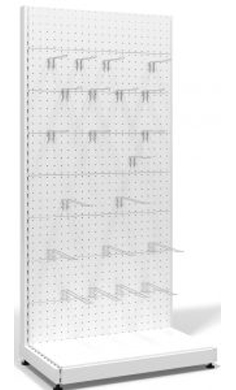 Перфорированный стеллаж высотой 1450 мм